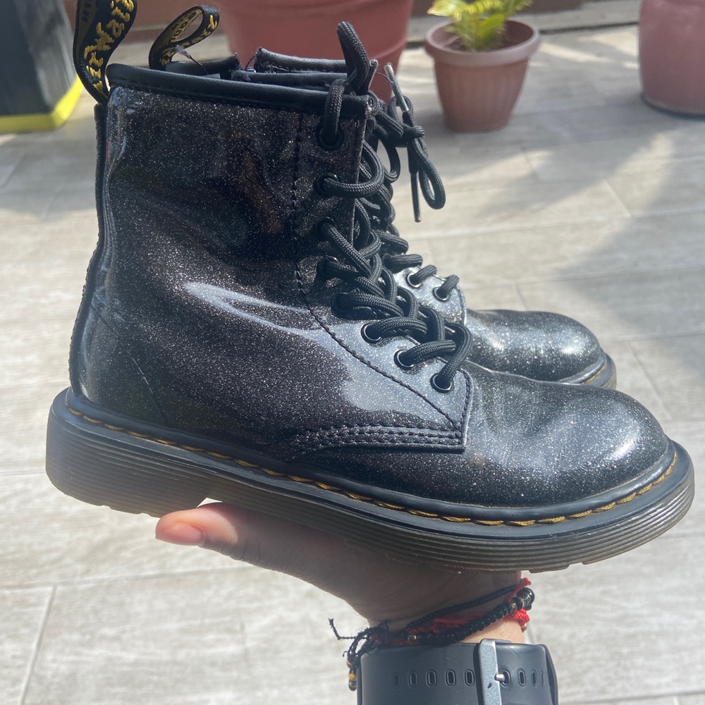 Dr martens glitter girls boots